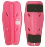 Taekwondo Shin Guard Dipped Foam Pink